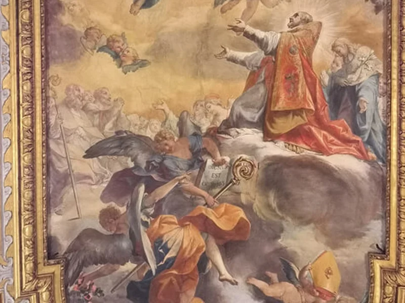 1731-Ermenegildo Costantini - Il Trionfo di San Stanislao - Chiesa di San Stanislao dei Polacchi, Roma